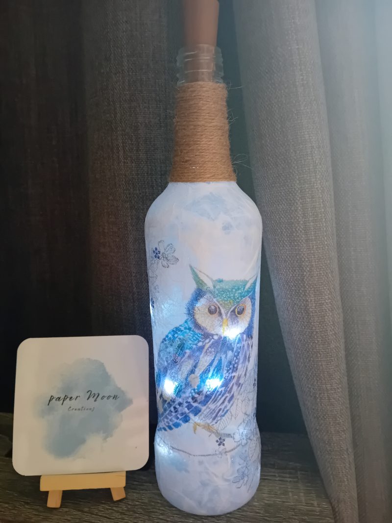 Light bottle - owl