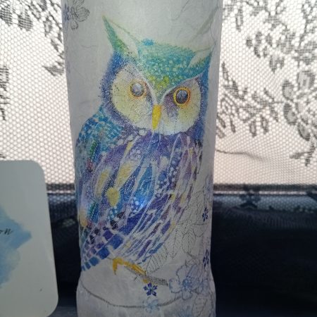 Light bottle - owl