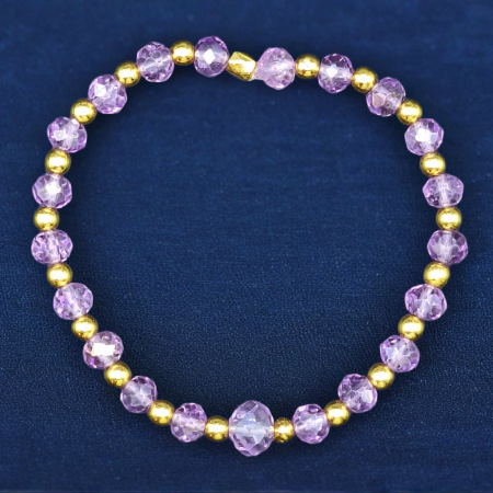 Stretch glass/crystal bracelets in various colours