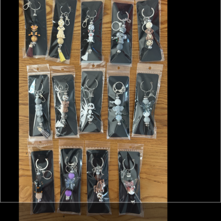 Handmade animal keychains