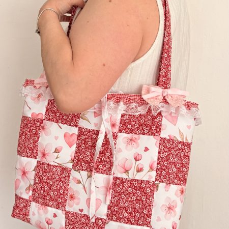 Nice floral tote bag