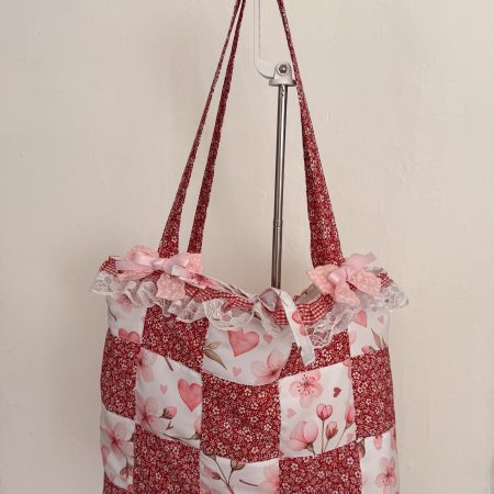 Nice floral tote bag
