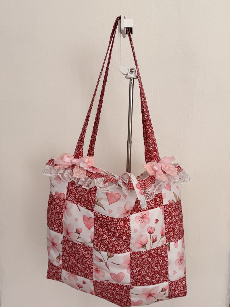 Nice floral tote bag
