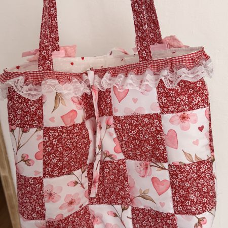 Nice floral tote bag