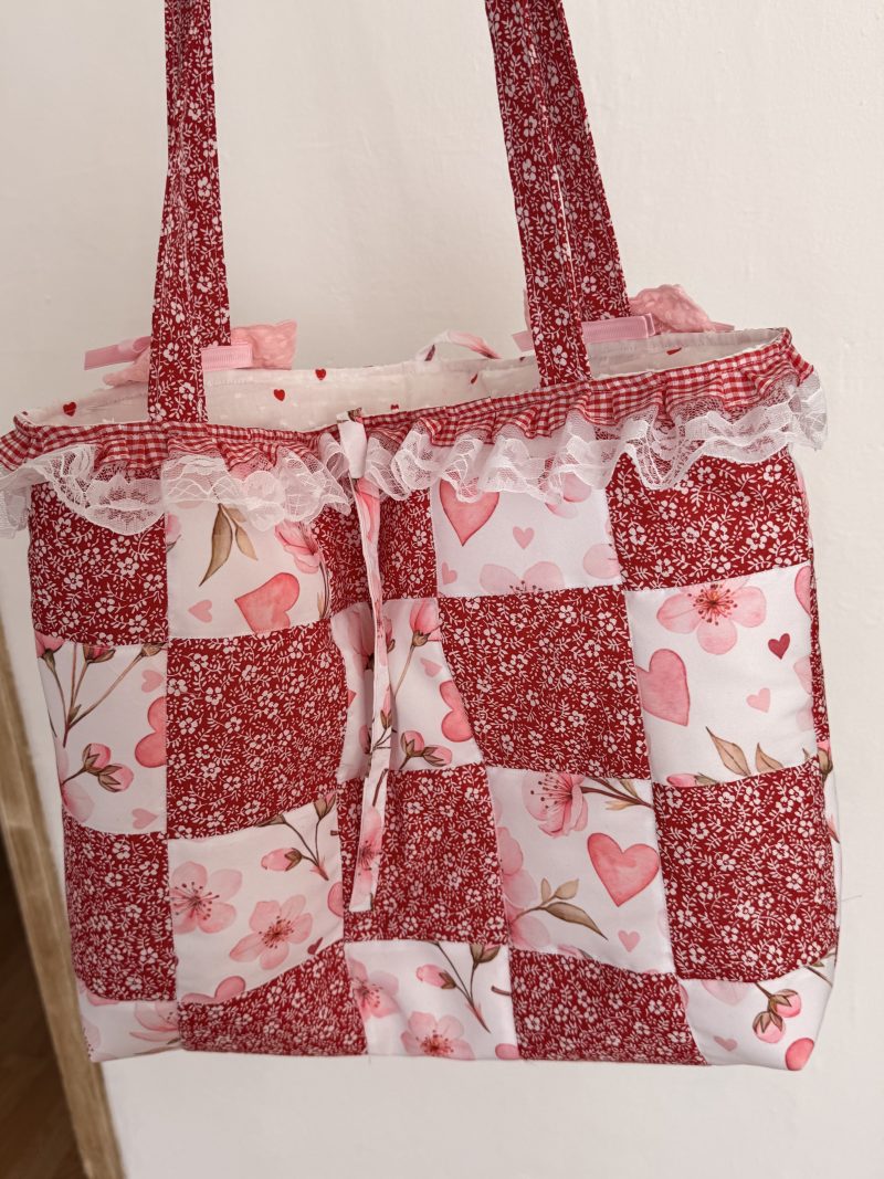 Nice floral tote bag