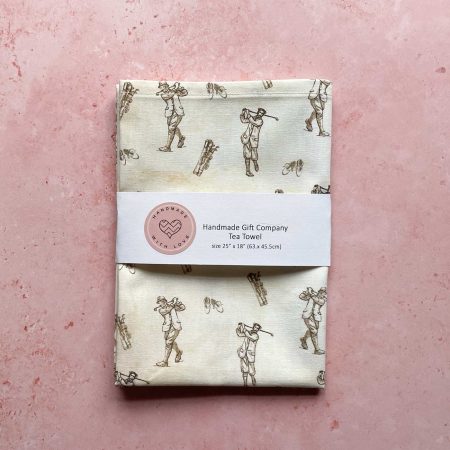 Golf Design Tea Towel