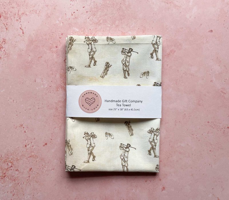 Golf Design Tea Towel