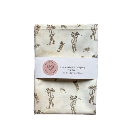 Golf Design Tea Towel