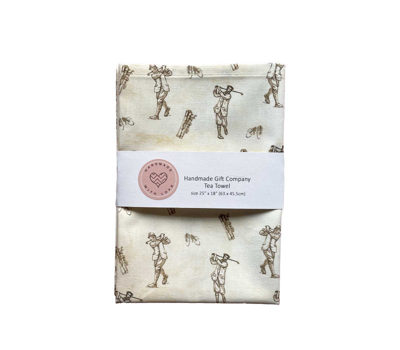 Golf Design Tea Towel