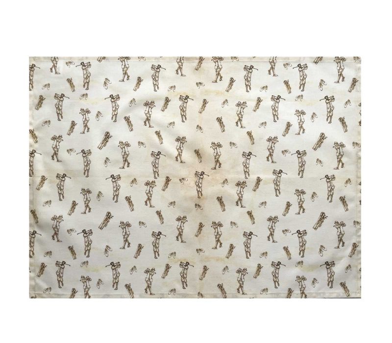 Golf Design Tea Towel