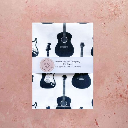 Guitar Design Tea Towel