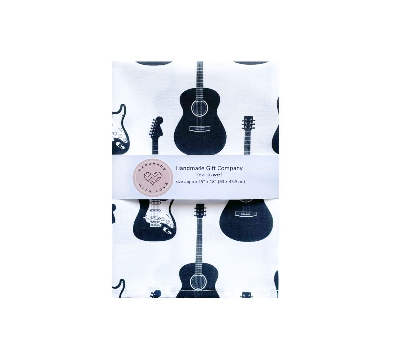Guitar Design Tea Towel