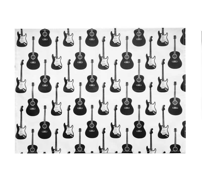 Guitar Design Tea Towel