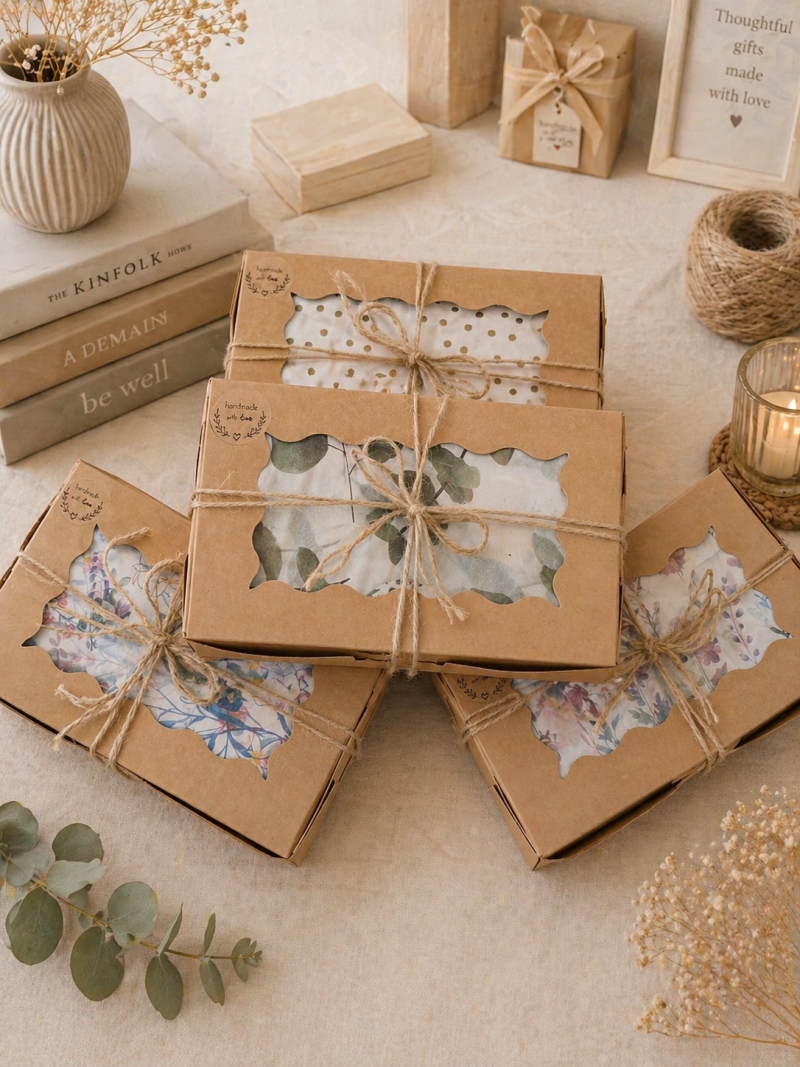 Hand assembled neutral tones bookish bundle