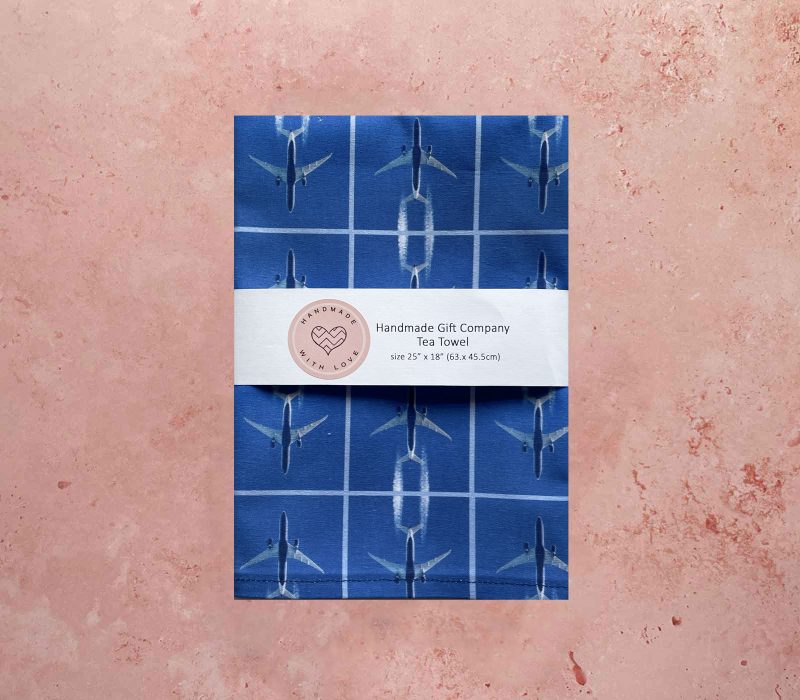 Aeroplane Design Tea Towel