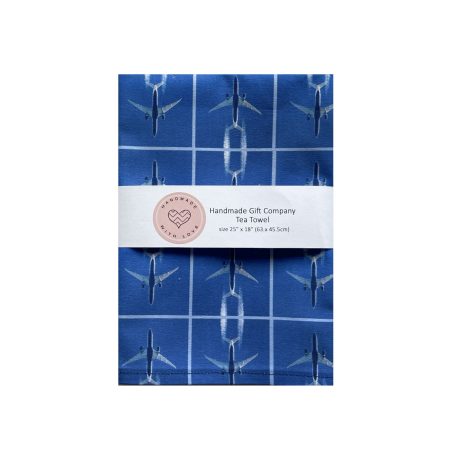 Aeroplane Design Tea Towel