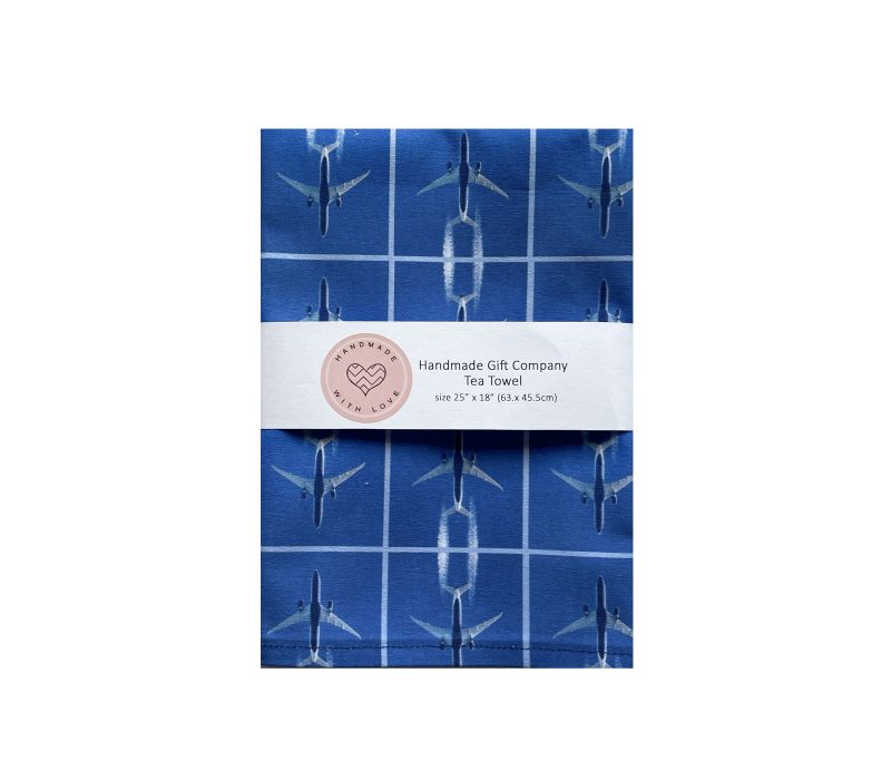 Aeroplane Design Tea Towel