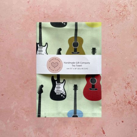 Guitar Design Tea Towel