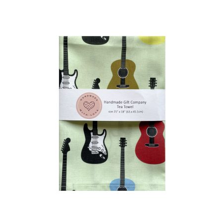 Guitar Design Tea Towel