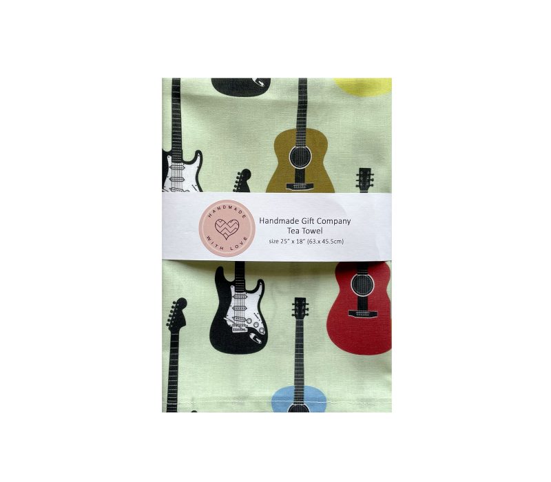 Guitar Design Tea Towel