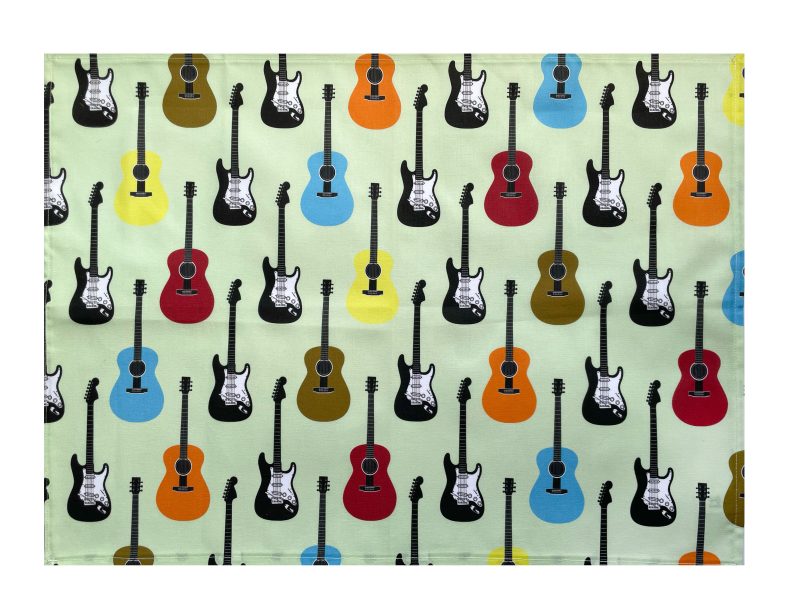 Guitar Design Tea Towel