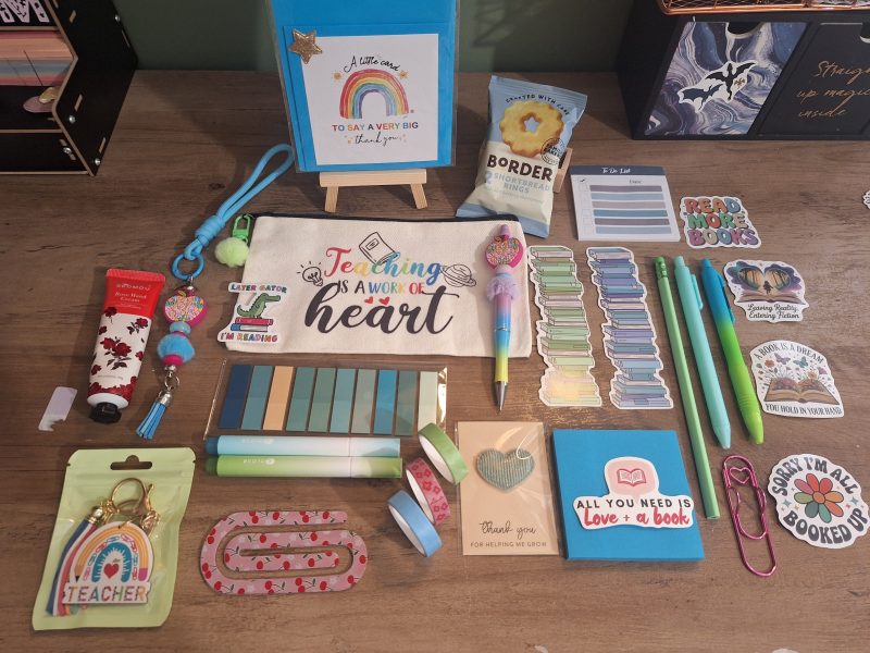 Hand assembled teacher thank you gift bundle