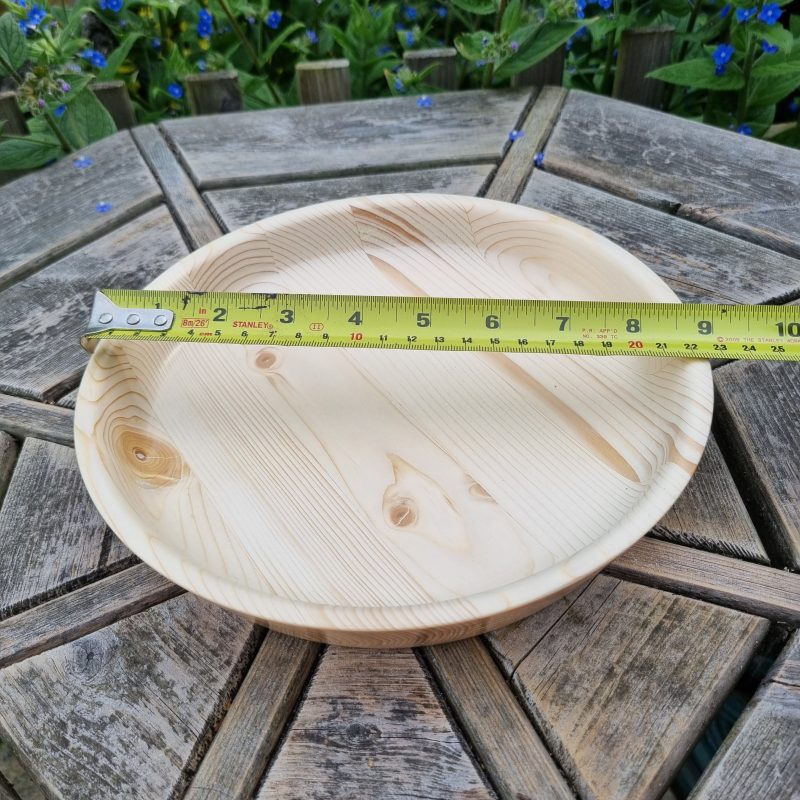 Hand turned pine, fruit or snack bowl