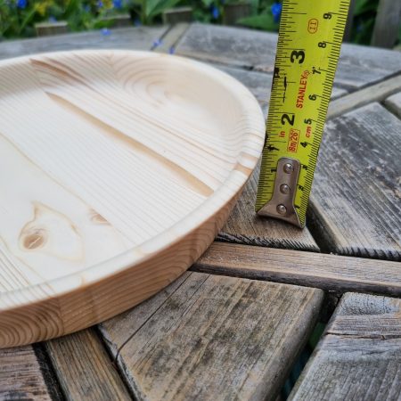 Hand turned pine, fruit or snack bowl