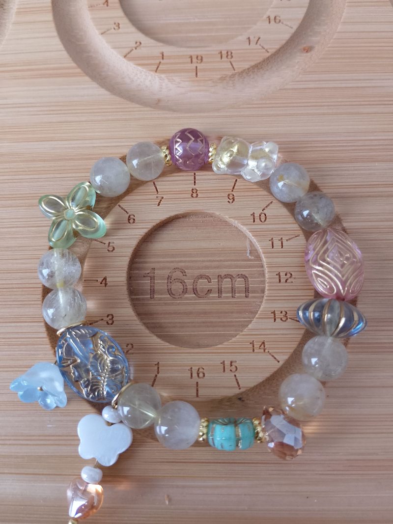 Golden Rutilated Quartz 16cm Bracelet
