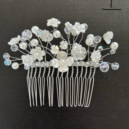 Beautiful handmade beaded hair comb