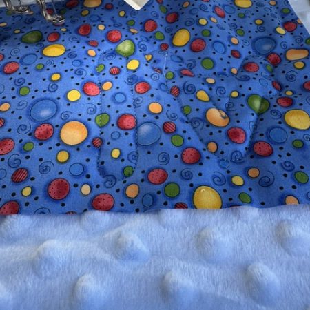 Baby boy personalised blanket