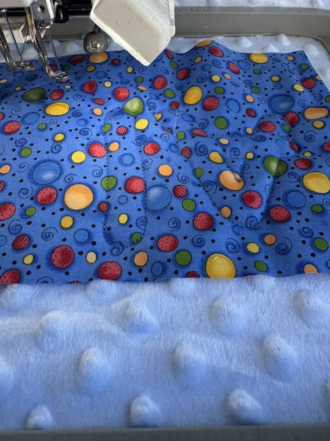 Baby boy personalised blanket