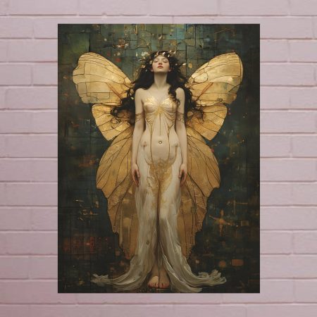 Art Nouveau Spirit of the Night A4/A3 Canvas Print: #2