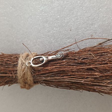 Handmade Small Besom with Goddess Charm 25cm