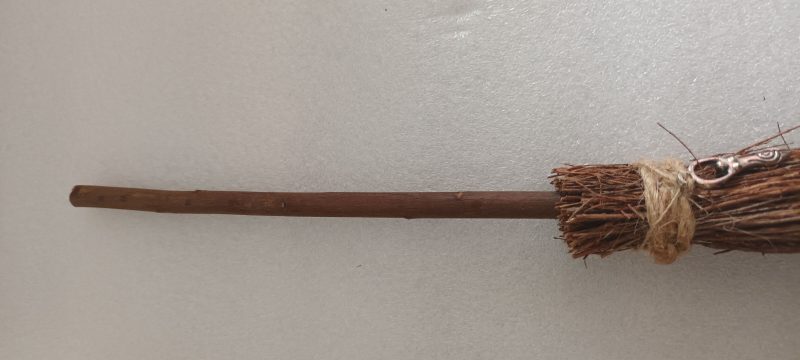 Handmade Small Besom with Goddess Charm 25cm