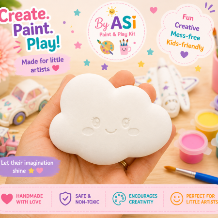 Plaster Paint Kits for Kids | DIY Paint Your Own Figurines | Handmade Creative Activity Kits | Party Favors & Gifts