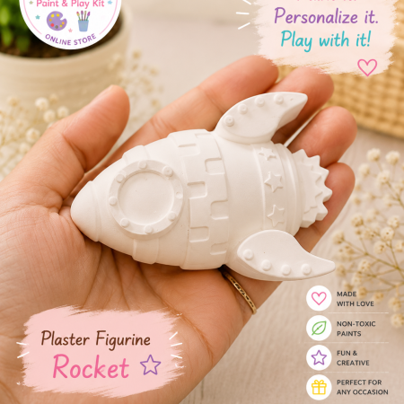 Plaster Paint Kits for Kids | DIY Paint Your Own Figurines | Handmade Creative Activity Kits | Party Favors & Gifts