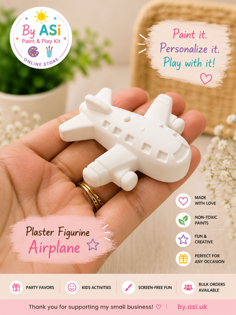 Plaster Paint Kits for Kids | DIY Paint Your Own Figurines | Handmade Creative Activity Kits | Party Favors & Gifts