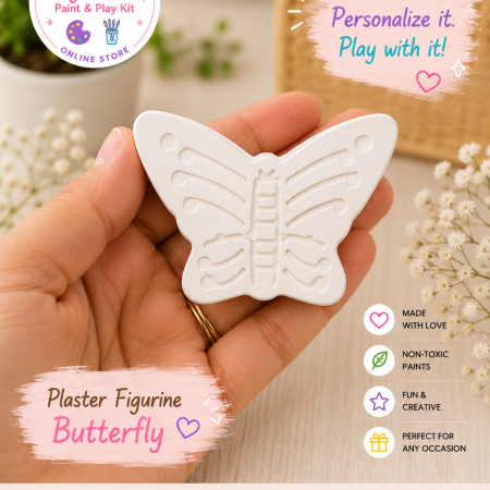 Plaster Paint Kits for Kids | DIY Paint Your Own Figurines | Handmade Creative Activity Kits | Party Favors & Gifts