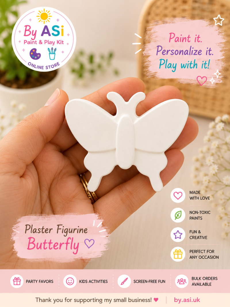 Plaster Paint Kits for Kids | DIY Paint Your Own Figurines | Handmade Creative Activity Kits | Party Favors & Gifts