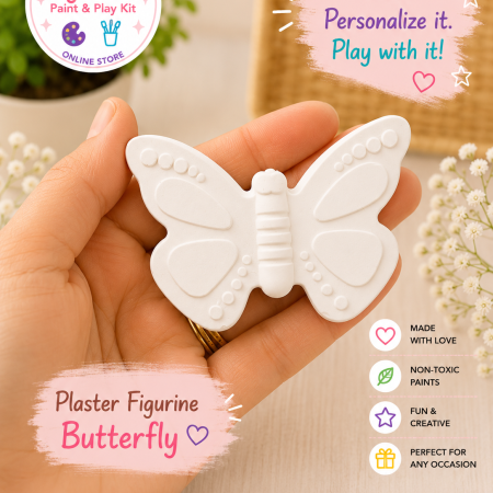 Plaster Paint Kits for Kids | DIY Paint Your Own Figurines | Handmade Creative Activity Kits | Party Favors & Gifts