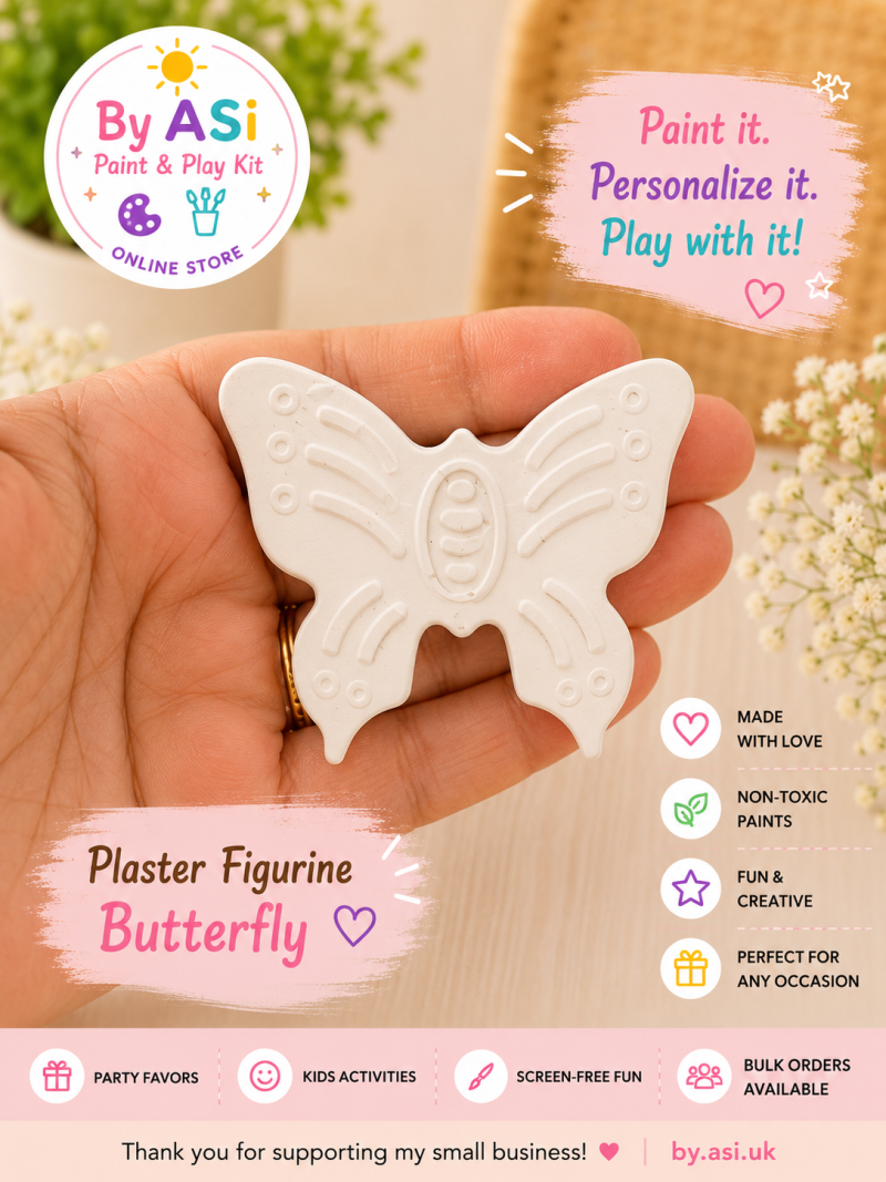 Plaster Paint Kits for Kids | DIY Paint Your Own Figurines | Handmade Creative Activity Kits | Party Favors & Gifts