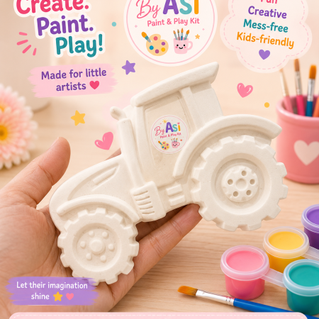 Plaster Paint Kits for Kids | DIY Paint Your Own Figurines | Handmade Creative Activity Kits | Party Favors & Gifts