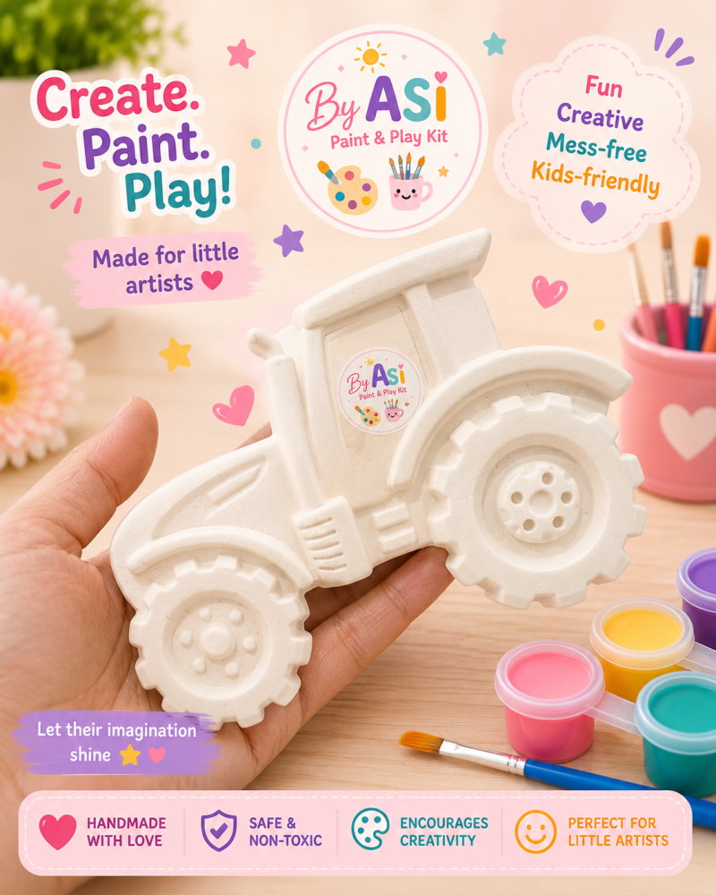 Plaster Paint Kits for Kids | DIY Paint Your Own Figurines | Handmade Creative Activity Kits | Party Favors & Gifts