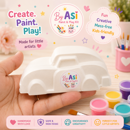 Plaster Paint Kits for Kids | DIY Paint Your Own Figurines | Handmade Creative Activity Kits | Party Favors & Gifts