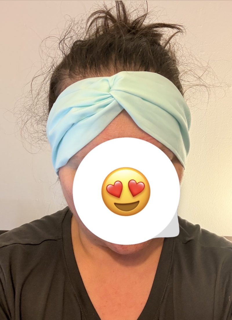 Headband mint colour