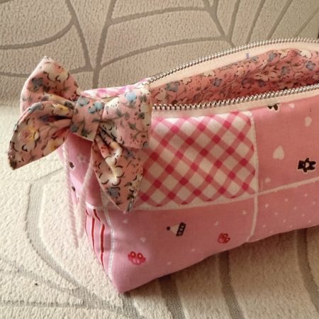 Quilted cosmetic bag „Boat"