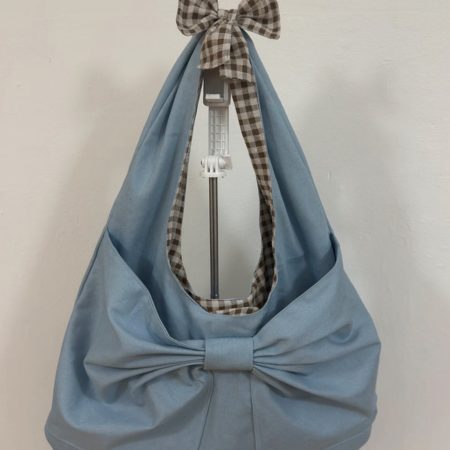 Bow tote bag-hobo bag