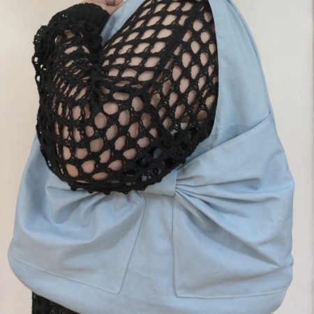 Bow tote bag-hobo bag