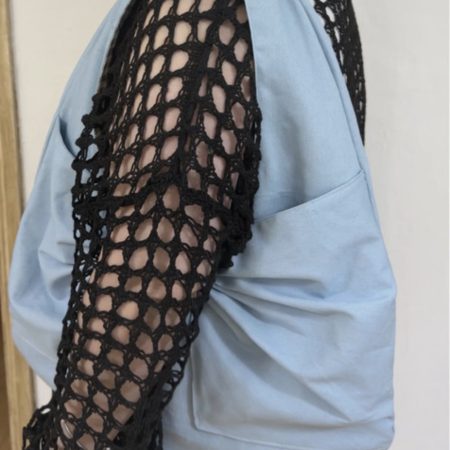 Bow tote bag-hobo bag
